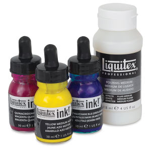 Acrylic Inks • 4 Pk. Primary