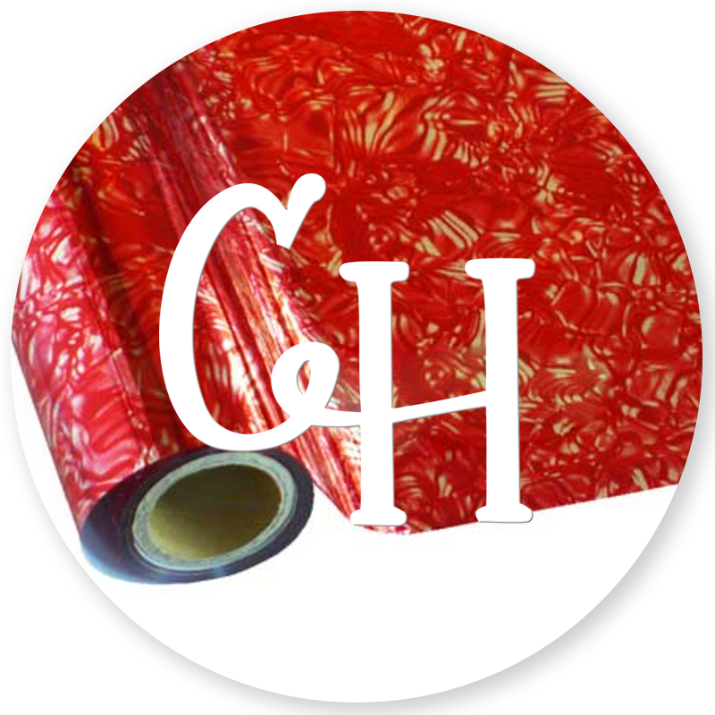 Foil • Red Marble