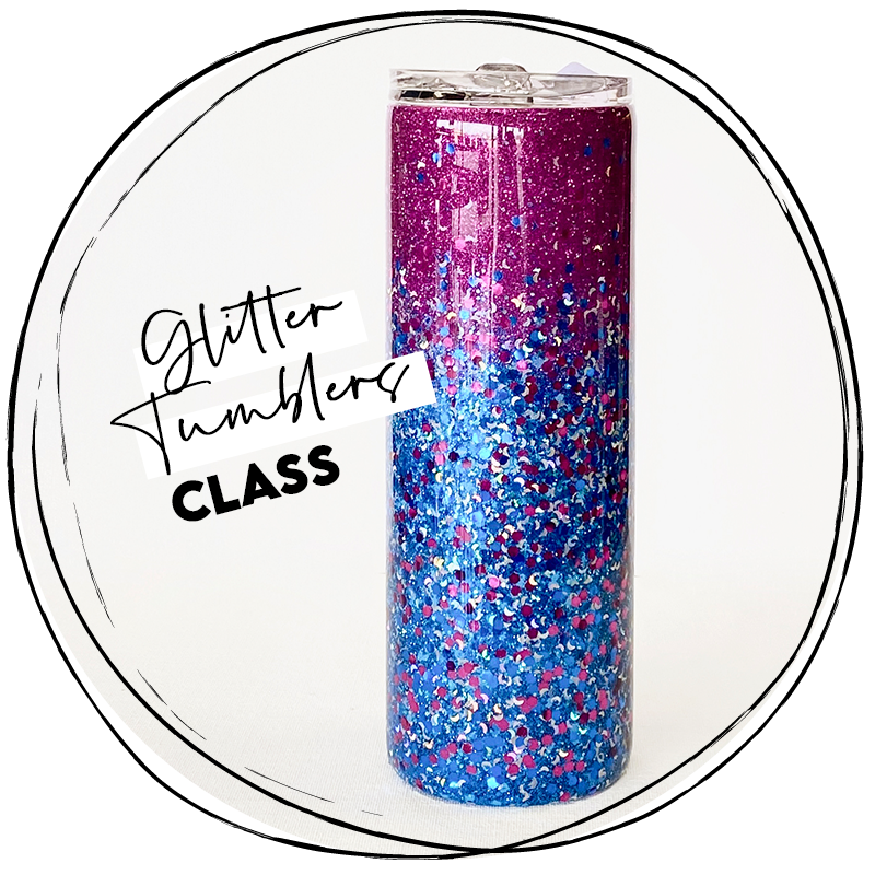 "Glitter" Tumbler Class - Saturday, December 2, 2023 1:00-4:00pm
