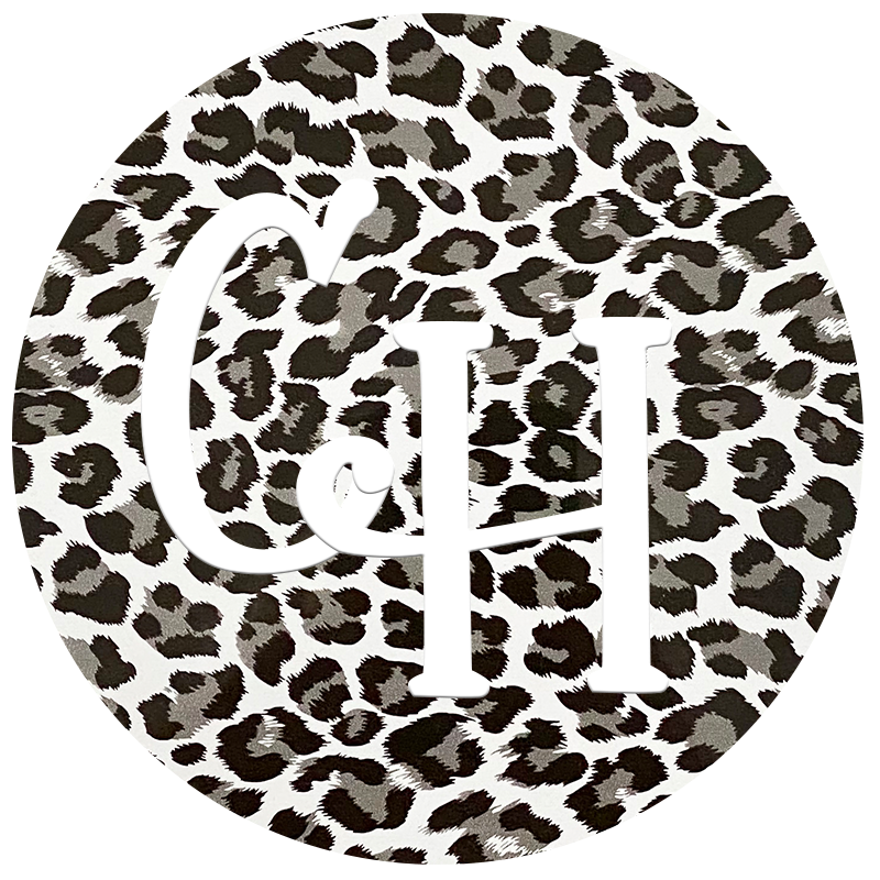 HTV • Metallic Print | Silver Leopard