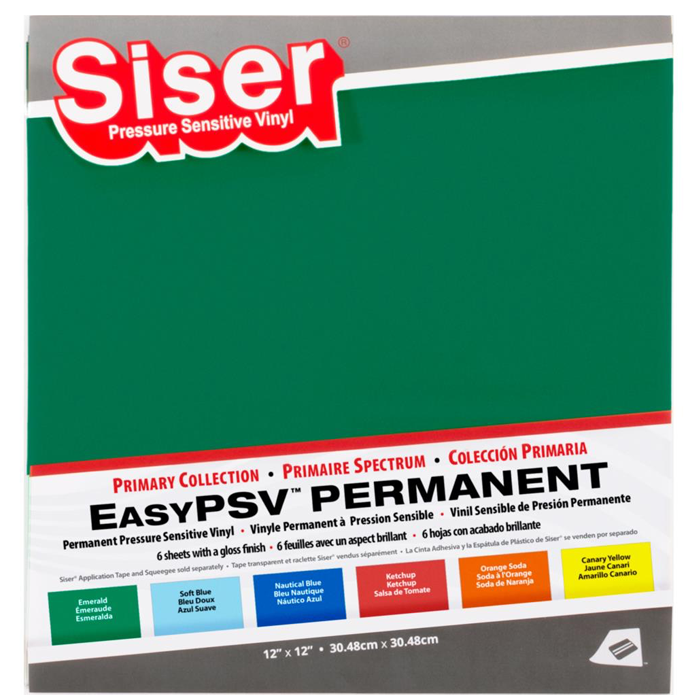 12″ x 12″ Glossy Adhesive Vinyl Sheets