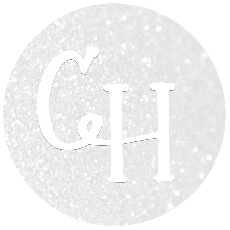 AV Glitter • White