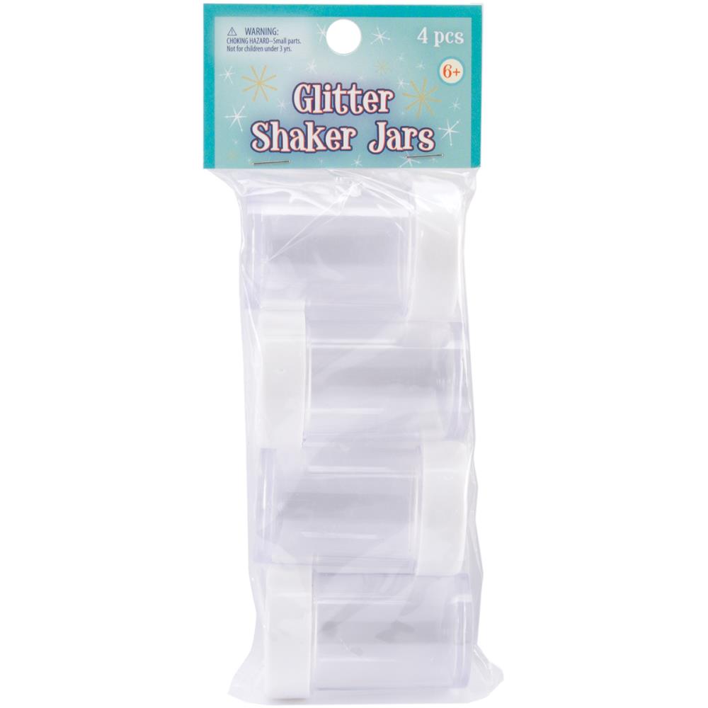 Glitter Shaker Jars 4/pk