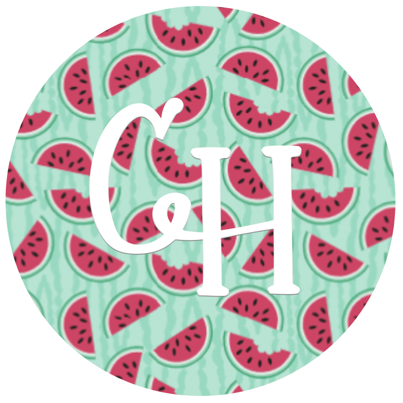 HTV Print • Watermelon / Pink Mint